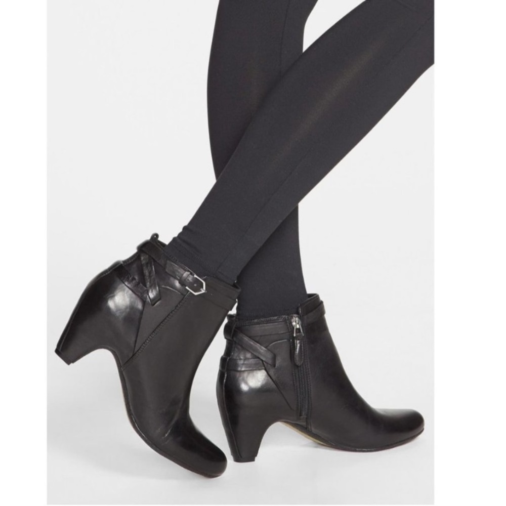 Sam Edelman Maddox Black Bootie Leather Upper 8.5